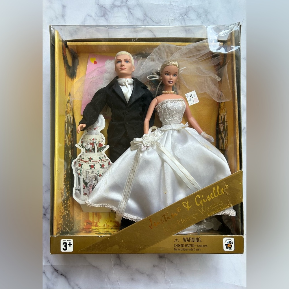 Integrity Toys Royal Heritage Wedding Justin And Giselle Doll Set